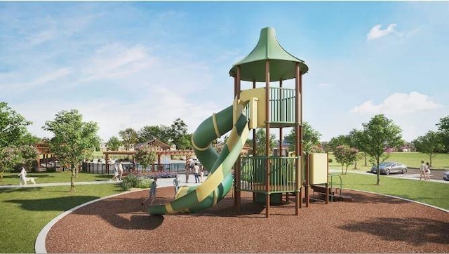 1220 Toro Ln, Fort Worth, TX 76052 - community play area featuring a lawn