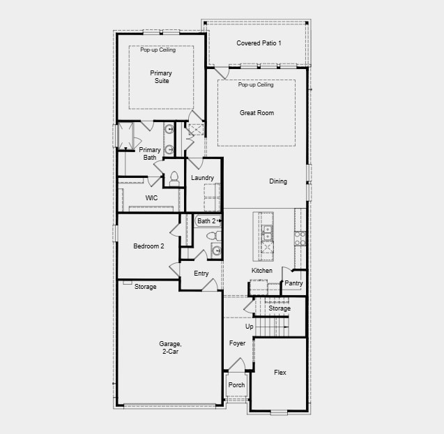 1220 Toro Ln, Fort Worth, TX 76052 - home floor plan