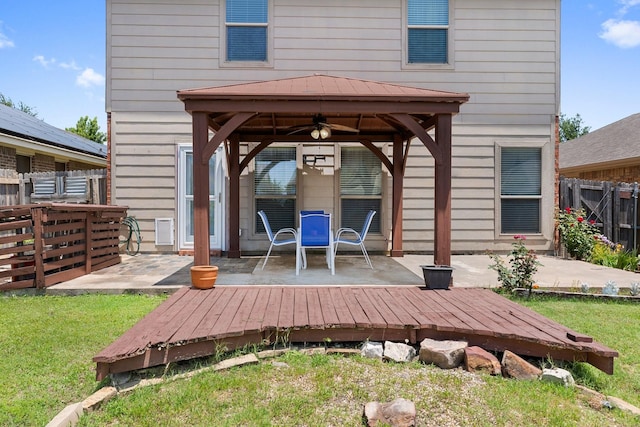 1213 Alder Tree Ln, Royse City, TX 75189 - wooden terrace with a gazebo and a patio