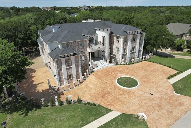 2415 Amberleaf Ct, Cedar Hill, TX 75104 - view from above of property featuring a forest