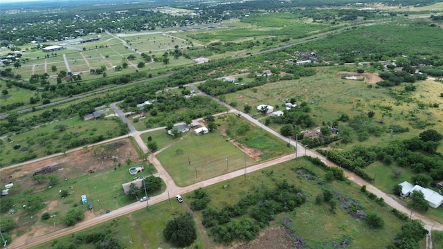 706 Jefferson Ave, Cisco, TX 76437 - aerial overview of property's location with rural landscape
