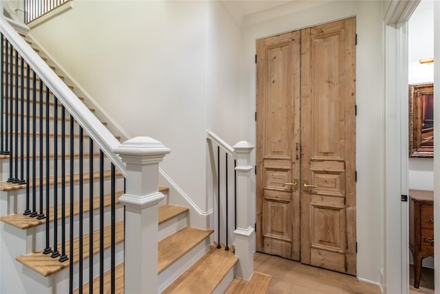 5620 Copper Park, Tyler, TX 75703 - staircase featuring wood finished floors and baseboards