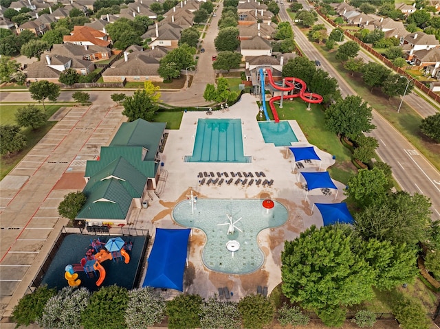8620 Thistle Ridge Ter, Fort Worth, TX 76123 - aerial view of a pool area