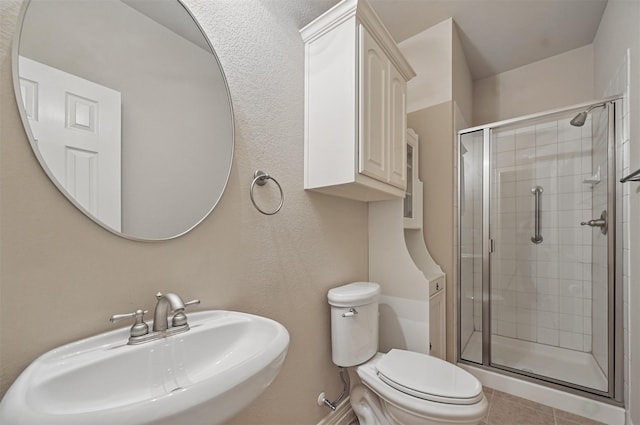 2110 Pecan Ridge Dr, Forney, TX 75126 - full bath with a sink, toilet, and a shower stall