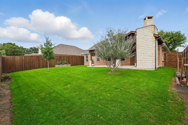 6808 Edgefield Dr, Denton, TX 76210 - view of yard featuring a patio area