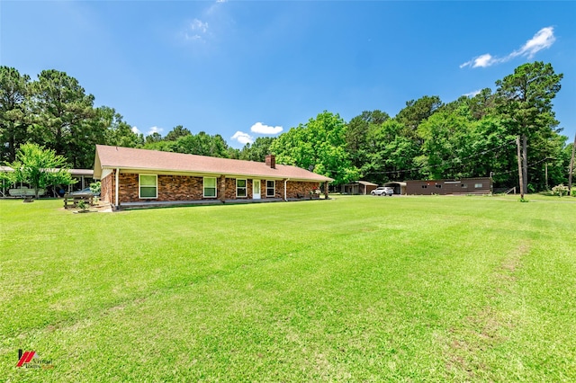 255 Barry Rd, Logansport, LA 71049 - view of green lawn