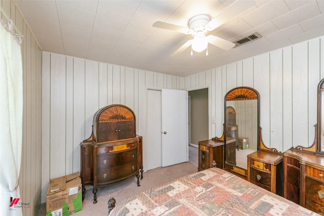 255 Barry Rd, Logansport, LA 71049 - bedroom with carpet and a ceiling fan