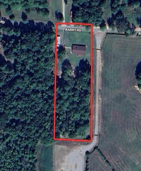 255 Barry Rd, Logansport, LA 71049 - map of property location featuring property parcel outlined