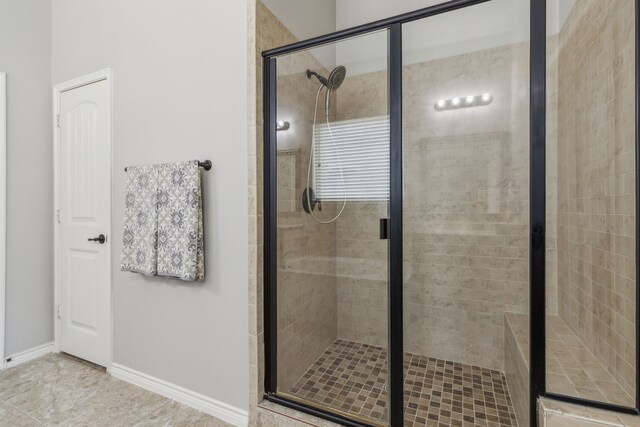 10420 Old Eagle River Ln, Mckinney, TX 75072 - full bathroom with a stall shower and baseboards
