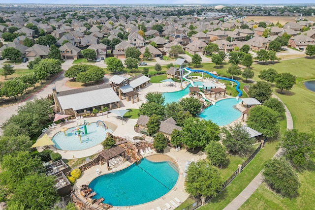 10420 Old Eagle River Ln, Mckinney, TX 75072 - aerial view of a pool