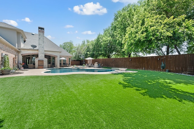840 Falcon Ln, Coppell, TX 75019 - view of yard featuring a patio and a storage unit