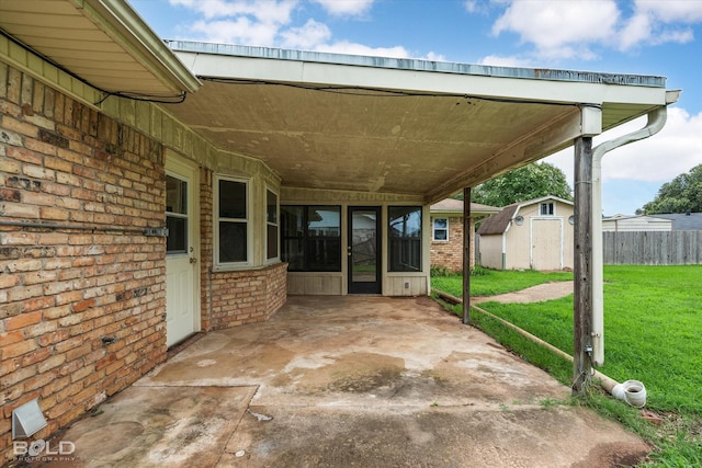4404 Curtis Loop, Bossier City, LA 71112 - view of patio featuring a carport