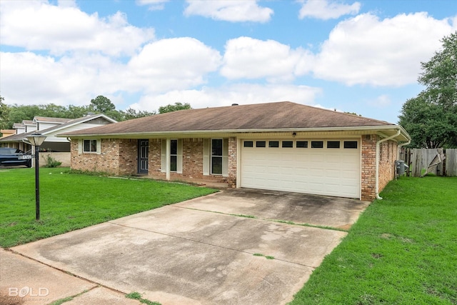 4404 Curtis Loop, Bossier City, LA 71112 - ranch-style house featuring a garage, driveway, brick siding, and a shingled roof