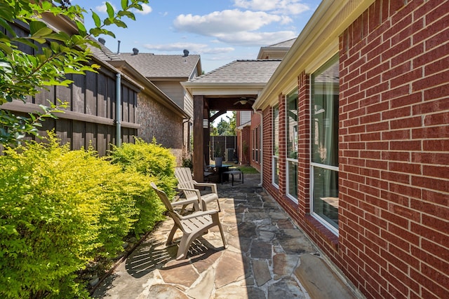 4104 Navarro Way, Frisco, TX 75034 - view of patio / terrace with a ceiling fan