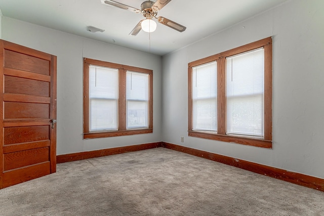 732 N Patrick St, Dublin, TX 76446 - unfurnished room with carpet, healthy amount of natural light, and baseboards