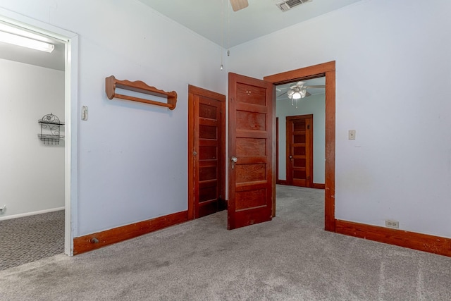 732 N Patrick St, Dublin, TX 76446 - carpeted spare room featuring a ceiling fan and baseboards