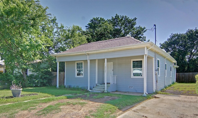 2421 Langston St, Fort Worth, TX 76105 - bungalow with a porch and a shingled roof