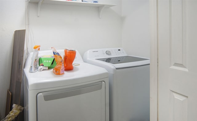 2421 Langston St, Fort Worth, TX 76105 - washroom featuring separate washer and dryer
