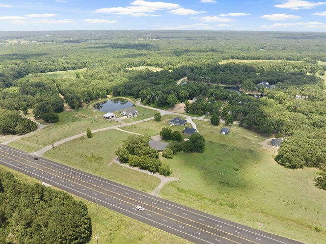 5161 N Hwy 271, Pittsburg, TX 75686 - aerial overview of property's location featuring a heavily wooded area and a large body of water