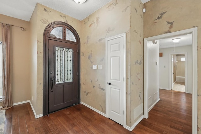 2420 Cross Timbers Trl, Arlington, TX 76006 - entrance foyer featuring dark wood-type flooring and baseboards