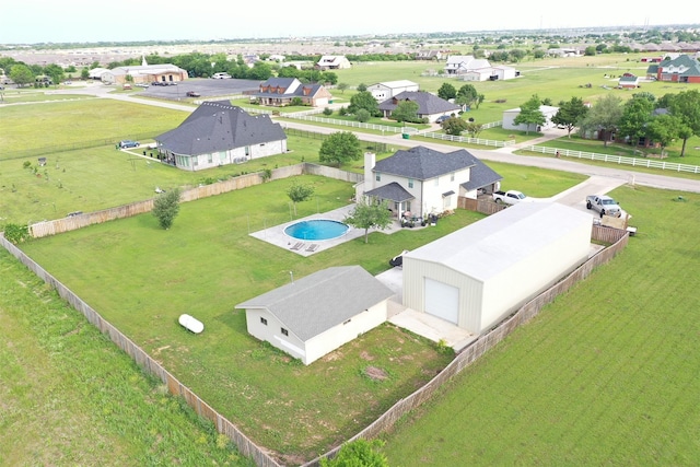 749 Ranch Rd, Fort Worth, TX 76131 - view from above of property with a pool area