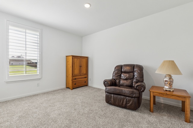 2410 Blackjack Oak Rd, Oak Ridge, TX 75161 - living area featuring carpet flooring and baseboards