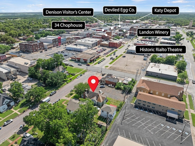 610 W Chestnut St, Denison, TX 75020 - drone / aerial view