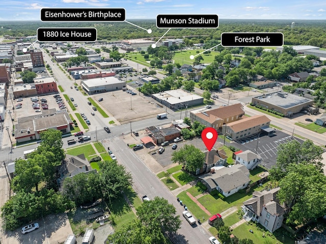 610 W Chestnut St, Denison, TX 75020 - drone / aerial view