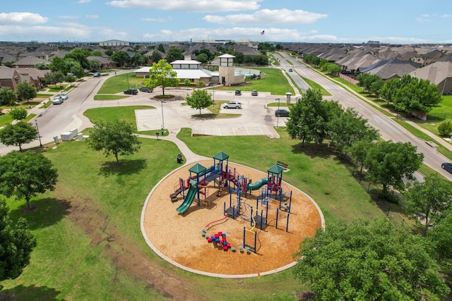 16001 Gladewater Ter, Prosper, TX 75078 - aerial perspective of suburban area featuring a park