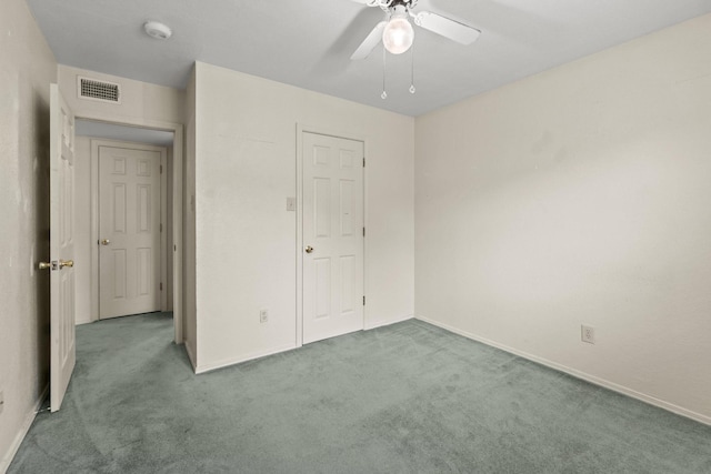 4006 Fletcher Dr, Garland, TX 75044 - unfurnished bedroom featuring carpet floors, baseboards, and ceiling fan