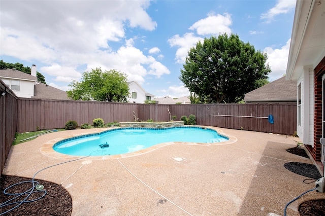 811 Chittamwood Ln, Allen, TX 75002 - view of pool with a patio area and a fenced backyard