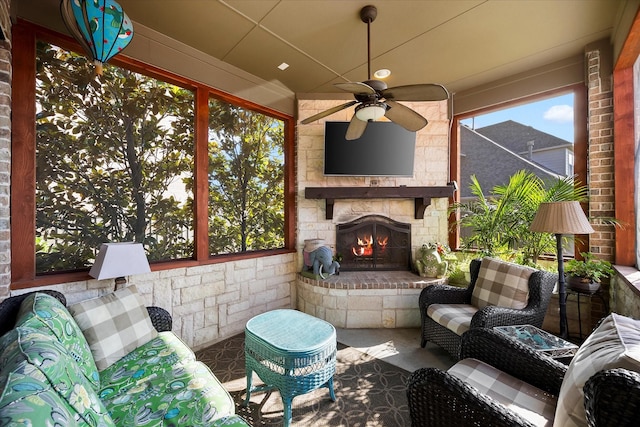 123 Deverson Dr, Rockwall, TX 75087 - view of sunroom / solarium