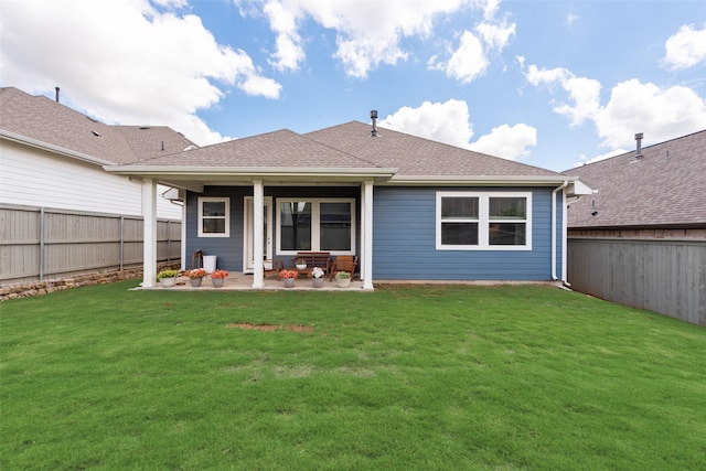 2208 Clancy Dr, Northlake, TX 76247 - rear view of house featuring a patio and a shingled roof