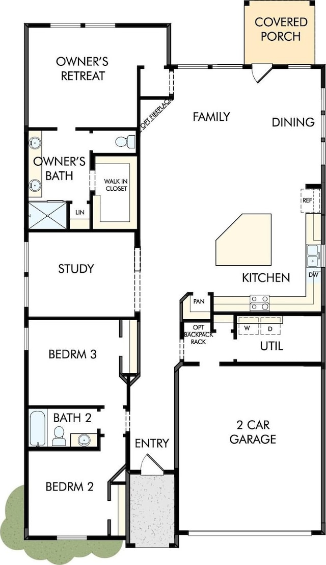 2208 Clancy Dr, Northlake, TX 76247 - home floor plan