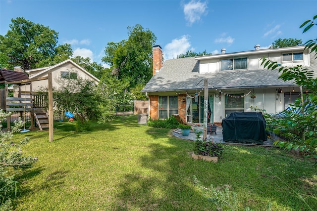 3964 Lost Creek Dr, Dallas, TX 75224 - view of yard with a patio