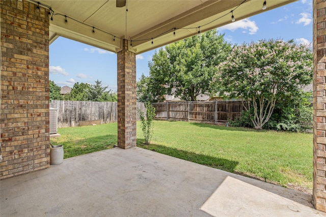 1917 Winter Hawk Dr, Fort Worth, TX 76177 - view of patio / terrace with ceiling fan