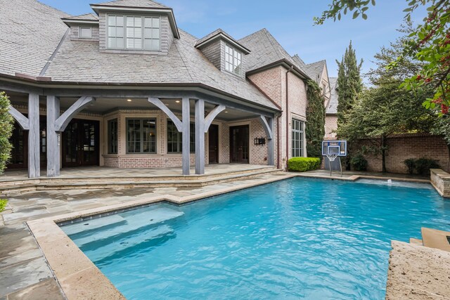 44 Armstrong Dr, Frisco, TX 75034 - outdoor pool featuring a patio area
