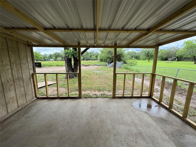 4312 Wheeler St, Bellmead, TX 76705 - view of unfurnished sunroom