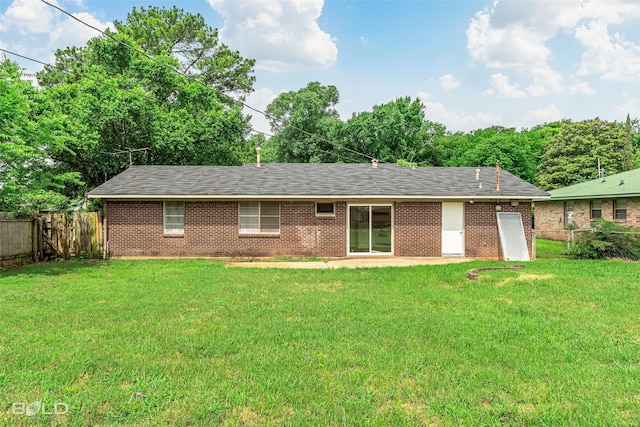 2541 Mecom Dr, Shreveport, LA 71104 - rear view of property featuring brick siding and a shingled roof