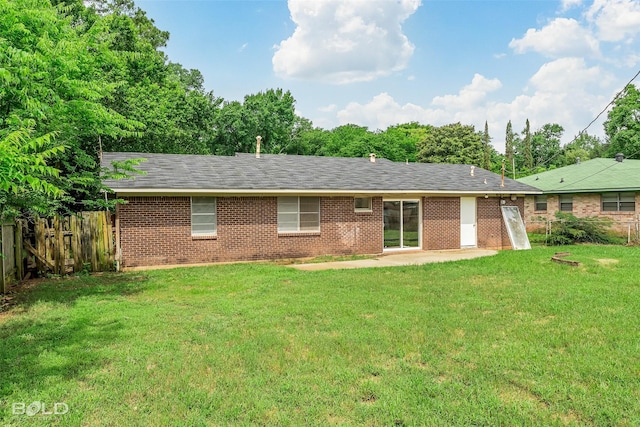 2541 Mecom Dr, Shreveport, LA 71104 - view of front of property featuring a patio area, brick siding, and a shingled roof