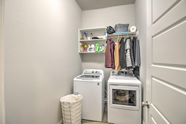 3609 Honey Suckle Ln, Little Elm, TX 75068 - washroom with washer and clothes dryer
