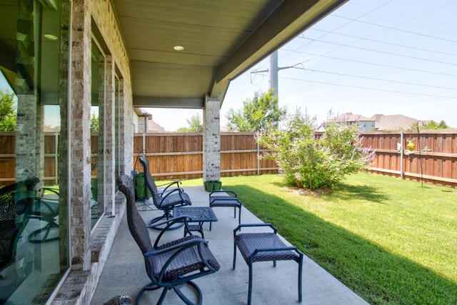 3609 Honey Suckle Ln, Little Elm, TX 75068 - view of patio / terrace