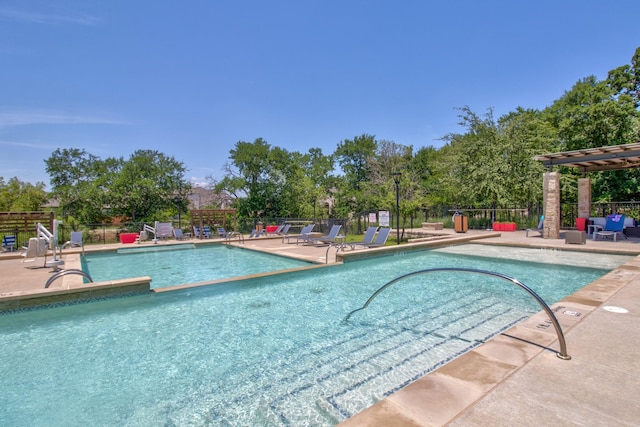 3609 Honey Suckle Ln, Little Elm, TX 75068 - community pool featuring a patio area
