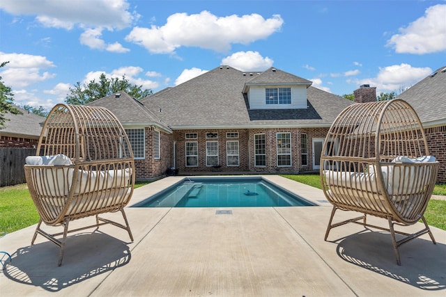 1300 Enchanted Rock Cir, Waco, TX 76712 - view of pool featuring a patio and an outdoor hangout area