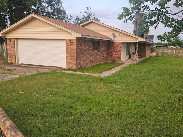350 Vz County Road 3806, Wills Point, TX 75169 - ranch-style house featuring brick siding, driveway, a garage, and roof with shingles