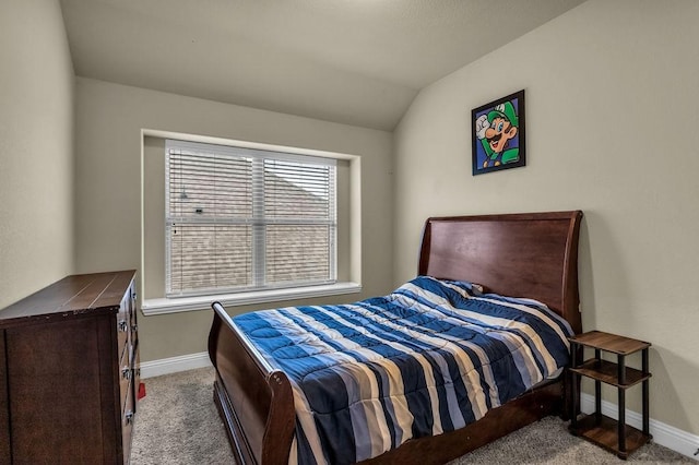4323 Cherry Ln, Melissa, TX 75454 - bedroom with carpet, baseboards, and vaulted ceiling