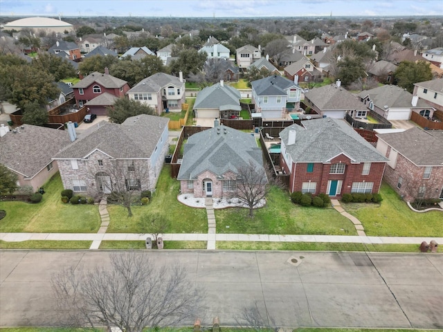 1689 Big Bend Dr, Lewisville, TX 75077 - aerial perspective of suburban area