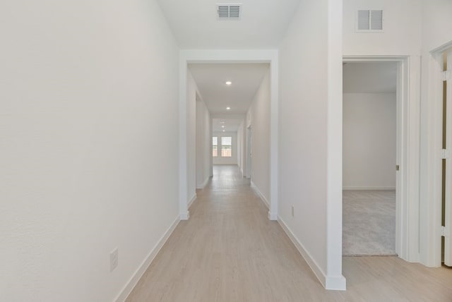 1301 Francesca Dr, Little Elm, TX 75068 - hall featuring light wood-style flooring, baseboards, and recessed lighting