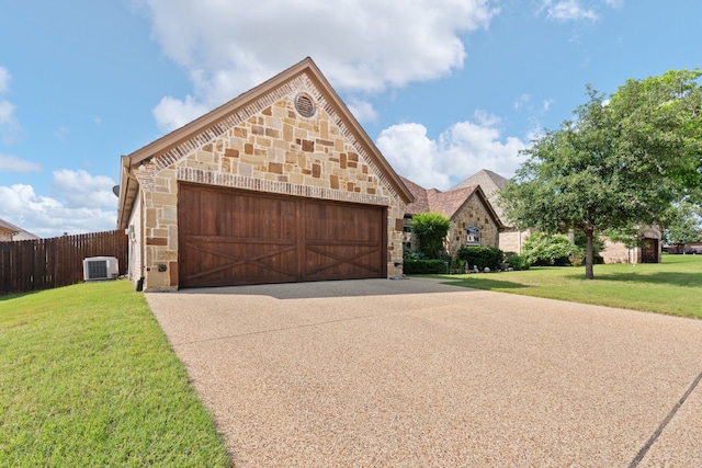 906 Joshua Ct, Granbury, TX 76048 - french provincial home with stone siding, central AC, and an attached garage