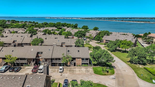 1006 Signal Ridge Pl, Rockwall, TX 75032 - aerial perspective of suburban area featuring a large body of water